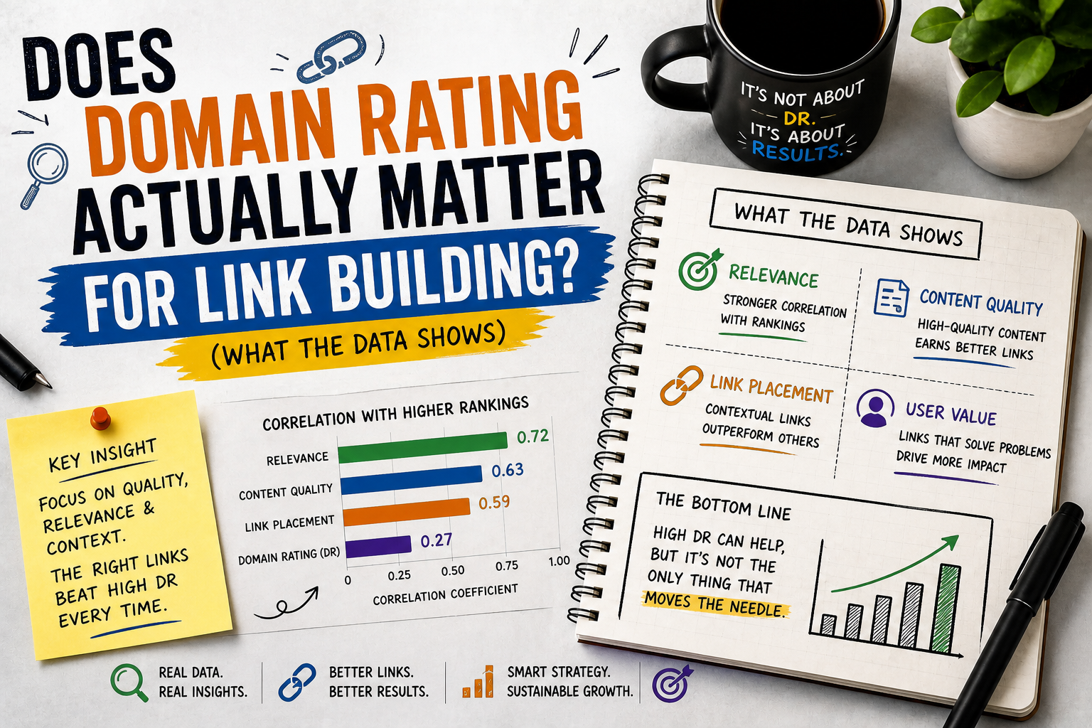 Domain rating in 2026 showing how AI Overviews, E-E-A-T, and editorial credibility impact link building and SEO rankings